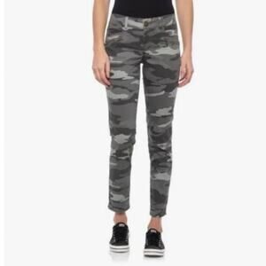 Democracy Freedom Ab Technology Gray Grunge Y2K Camo Ankle Denim Jeans Size 12